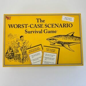 THE WORST CASE SCENARIO SURVIVAL BOARD GAME - COMPLETE - 2001 UNIVERSITY GAMES